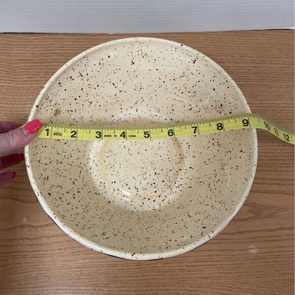 Pfaltzgraff Sedona Pattern Vegetable Serving Bowl Speckled Blue 9 Inch Ceramic - Picture 5 of 5